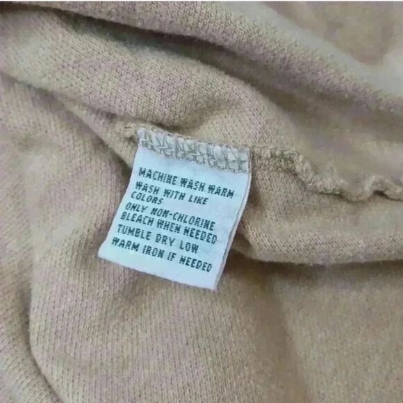 Polo by Ralph Lauren Tan Long Sleeve Polo Shirt Classic Design - Picture 15 of 16